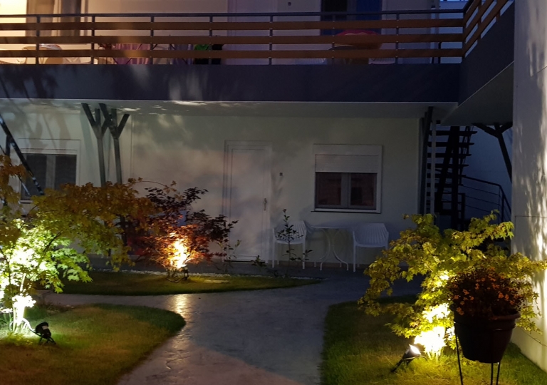 GARDEN ROOMS BY NIGHT